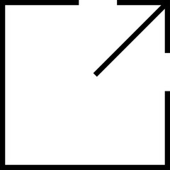 Poster - Full screen vector icon. Full screen and exit full screen icon. Scalability arrow mark icons in flat style for web, UI or mobile app. Vector illustration.