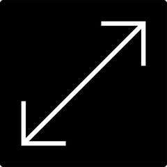 Poster - Full screen vector icon. Full screen and exit full screen icon. Scalability arrow mark icons in flat style for web, UI or mobile app. Vector illustration.