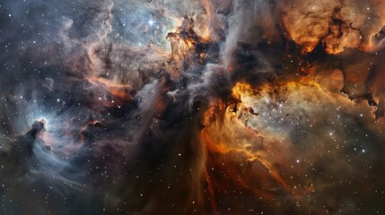 Canvas Print - fire in the space