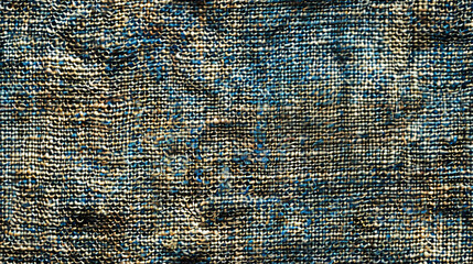 Poster - Close up image of a textured fabric showing the details of the weave