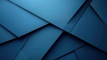 Wall Mural - Minimal geometric blue metallic light background abstract design