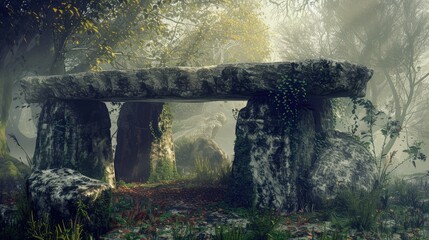 Canvas Print - stone wall