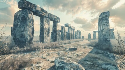 Wall Mural - ruins of ancient city