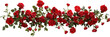 © arif - elongated red rose flower decoration