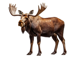 Wall Mural - moose isolated on transparent background