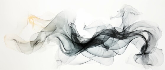 Poster - Abstract Smoke Material Structure Background - Generative AI