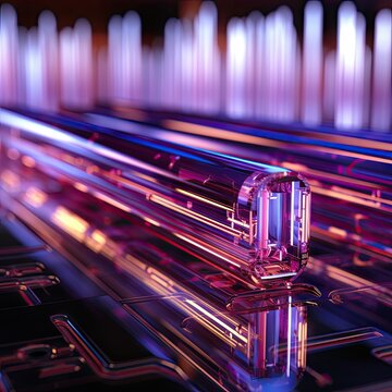 extremely detailed neon light pipe