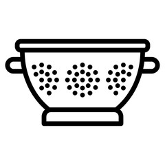 Colander  Icon Element For Design