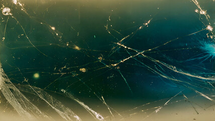 Background of retro film overly, image with scratch, dust and light leaks