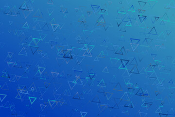 Aufkleber - Random geometrical polygon webpage background - chaotic geometric vector design with triangles