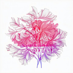 Poster - ABSTRACT FLOWER BACKGROUND