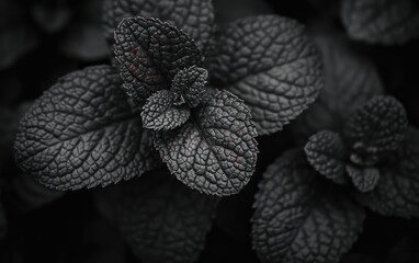 water drops on leaf