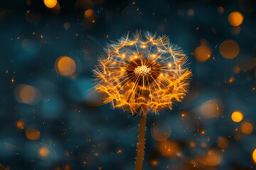 Canvas Print - Dandelion Lights in Dreamscape