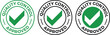© Muhammad - Quality Control Approved icon - Vector