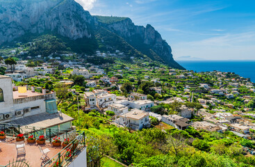 The wonderful island of Capri, amalfi coast, bay of naples, italy