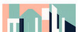 © DIVGRADCURL - illustrazione con elementi geometrici a tema astratto contemporaneo