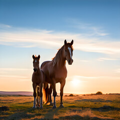 Canvas Print - horse