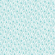 © Pattern_Talent - Seamless vector repeat pattern with tiny ditsy ogee costal oval shapes like shells or fish in soft aqua blue and white. Coastal, swim, poolside, tropical backdrop with ditsy abstract all over shapes