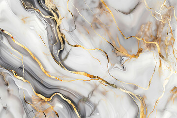 Elegant Marble Texture with Gold Veins