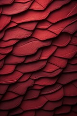 Wall Mural - a close up of a red wall with wavy lines