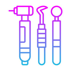 Sticker - Dentist Tools Icon