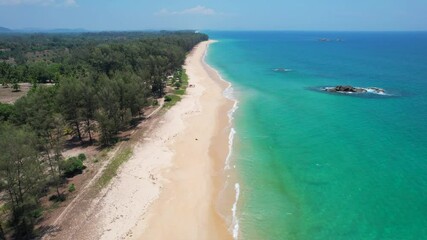 Wall Mural - Beautiful Thai Mueang Beach of Phang Nga Province, Southern Thailand, Asia