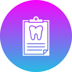 Poster - Dental Record Icon