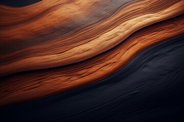 Wall Mural - an abstract image of wood with a dark background