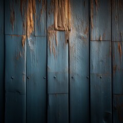 Wall Mural - an old wooden wall with peeling paint