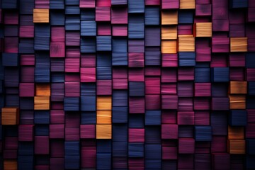 Canvas Print - colorful abstract background with blocks of different colors