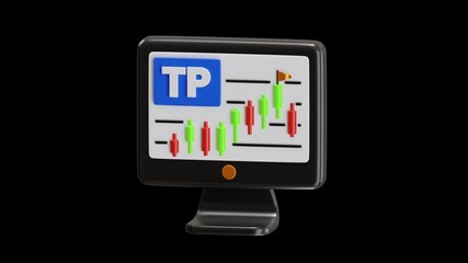 Poster - 3D Animation of Profit Taking Strategy | Alpha Channel
