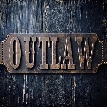 a close up of a metal sign on a door