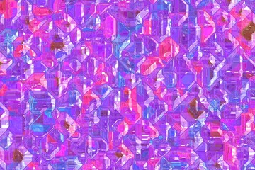 Poster - creative technology digital pattern digitally drawn texture illustration