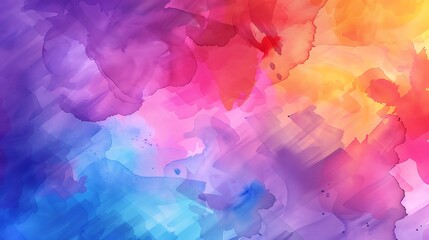  Abstract Watercolor Background with Vibrant Colors