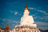 Thailand temple Wat Phra Thart Pha Sorn Kaew in the north part of Thailand with amazing big buddha statue and incredible architecture
