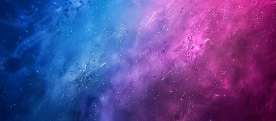 Sticker - Colorful web banner backdrop design with dark blue vibrant magenta pink purple grainy background, noisy texture, and vibrant magenta pink purple colors