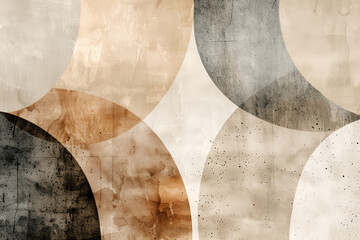 Poster - Minimalist abstract art print. Watercolor wall art. Modern painting. Created with Generative AI technology