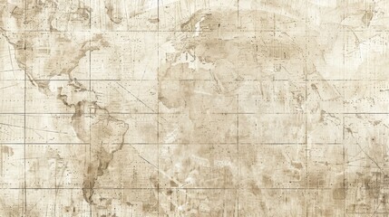 Old map texture with sepia tones