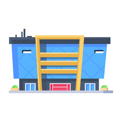 Wall Mural - Download this isometric icon of shopping mall 

