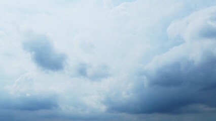 Wall Mural - time lapse of cloudy sky at overcast