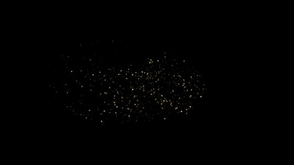 Wall Mural - particle stars dust effects futuristic glittering fly flickering space shining star magic glitter pa