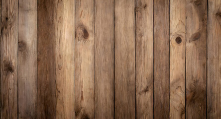 Wall Mural - Old wood plank texture background. Generative AI.