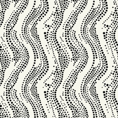 Wall Mural - vector seamless pattern. abstract spotty texture. natural monochrome design. creative background wav