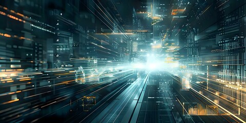 Binary code tunnel