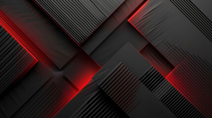 Wall Mural - abstract red and black are light pattern with the gradient is the with floor wall metal texture soft tech diagonal background black dark sleek clean modern.