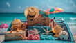 © K2Kstock - Car full of beach equipment on summer vacation. Summer Essentials
