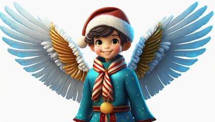 Sticker - angel with wings