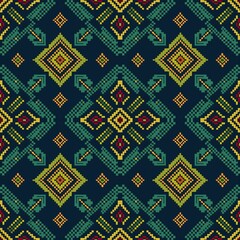 Wall Mural - Traditional thai seamless pattern