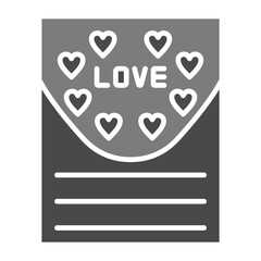 Wall Mural - Love letter Icon