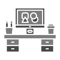 Poster - Desk Icon